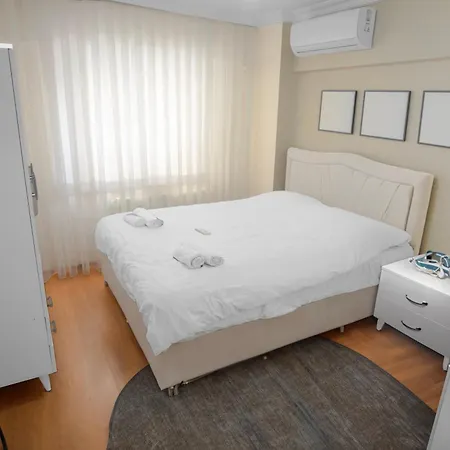 New Furniture, Zero Air Conditioning, Modern And Quiet 19 Apartment Istanbul